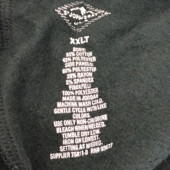 NWT St. John's Bay Active fleece Jogger Jogging pants pull on elastic waist - Picture 6 of 7